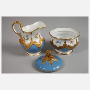 Meissen prunkvolles Kaffeeservice ”B-Form”