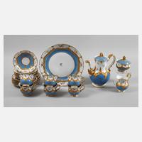 Meissen prunkvolles Kaffeeservice ”B-Form”111