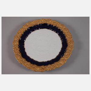 Meissen Prunkteller Reliefdekor