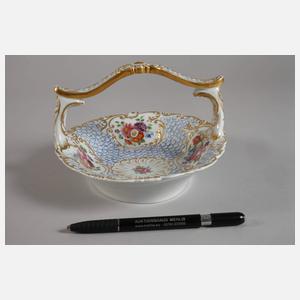 Meissen Prunkschale Vergissmeinnichtrelief