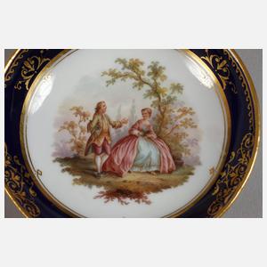 Meissen Konfektschälchen Watteaumalerei