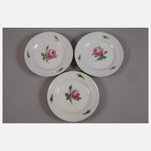 Meissen Kaffeeservice "Schwanenhals/Rote Rose"