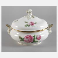 Meissen Deckelterrine "Rote Rose"111