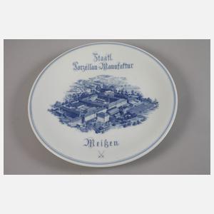 Meissen Wandteller Ansicht Porzellanmanufaktur