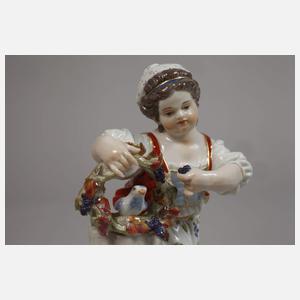 Meissen Paar Gärtnerkinder mit Trauben