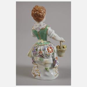 Meissen "Gärtnerkind mit Obstkorb"