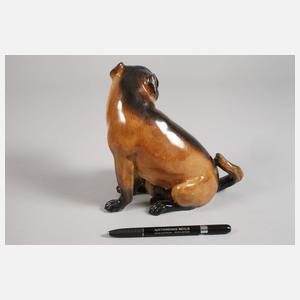 Meissen "Mops mit Jungen"