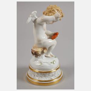 Meissen "Amor, ein verwundetes Herz flickend"