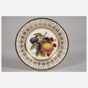 Nymphenburg sechs prunkvolle Obstteller