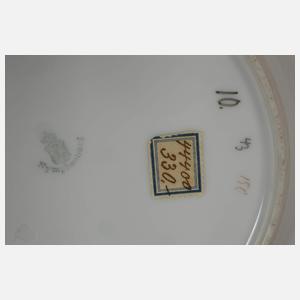 Nymphenburg sechs prunkvolle Obstteller