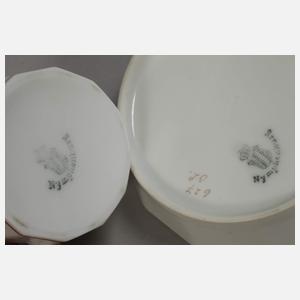 Nymphenburg Paar Mokkatassen "Perl"