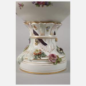 Potschappel übergroße Prunkvase Figurenmalerei