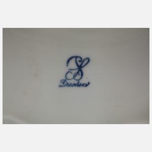 Potschappel übergroße Prunkvase Figurenmalerei