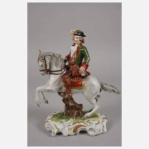 Unterweißbacher Werkstätten zwei berittene Jäger