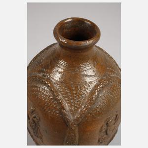 Mittelgroße Creußener Steinzeugflasche