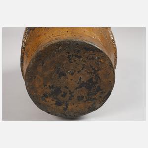 Mittelgroße Creußener Steinzeugflasche