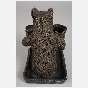 Schreibzeug in Form eines Bären