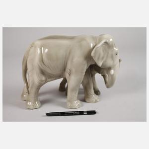 Goldscheider Wien "Elefanten"