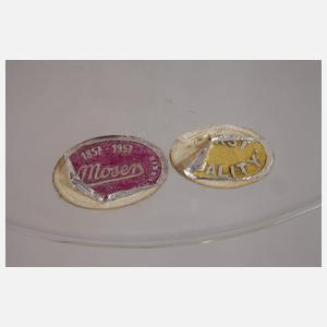 Moser Karlsbad elf Gläser "Giant Sniffers-Club"