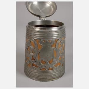 Hofer Daubenkrug mit Zinnintarsien