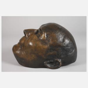 Totenmaske Bronze