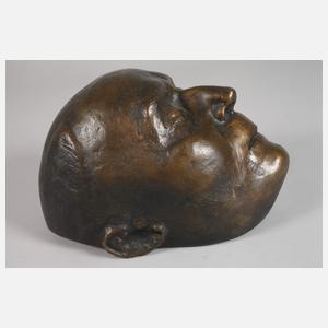 Totenmaske Bronze