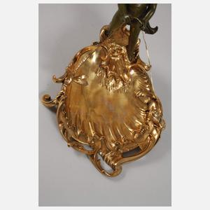 Eutrope Bouret, Anbietschale Putto auf Muschel