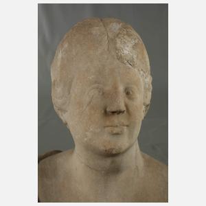 Antikisierende Marmorbüste