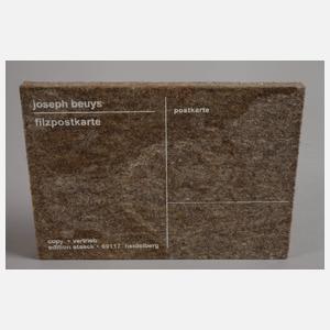 Joseph Beuys, Filz- und Holzpostkarte