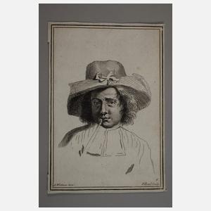 Pierre Filloeul, Graphikfolge nach Antoine Watteau