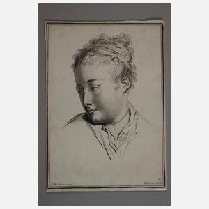 Pierre Filloeul, Graphikfolge nach Antoine Watteau