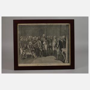 Georg Fried. J. Frentzel, Ziethen vor seinem König