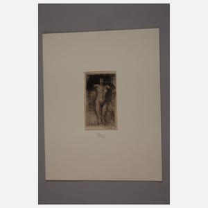 Emil Orlik, "Weiblicher Akt II"