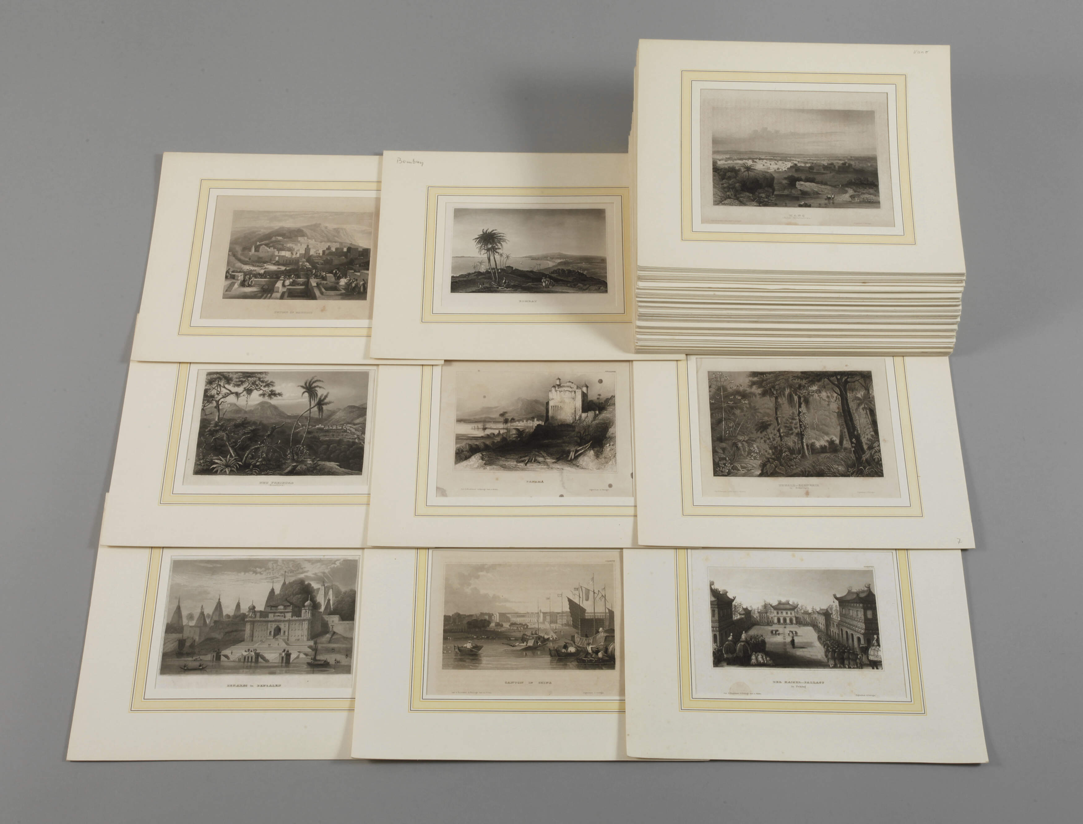 Konvolut Ansichten aus Afrika, Asien und Amerika