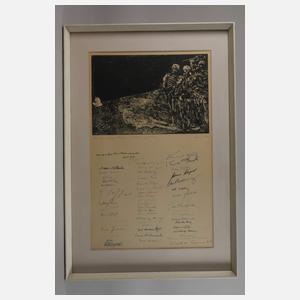 Fritz Cremer, Erinnerungsblatt