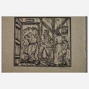 Walter Klemm, Konvolut Holzschnitte Wilhelm Tell