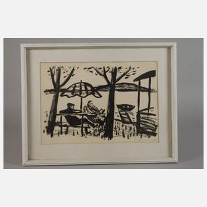 Arno Mohr, "Bert Brecht und Helene Weigel"