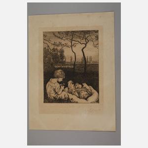 Hans Thoma, Konvolut Radierungen