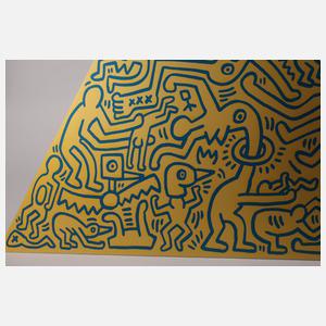 Keith Haring, “Pyramid”
