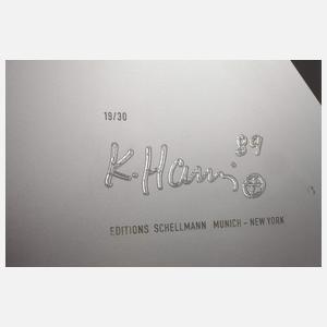 Keith Haring, “Pyramid”