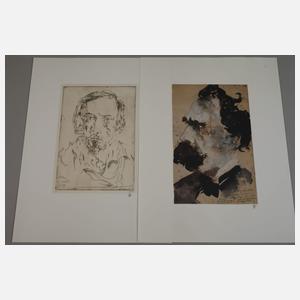 Horst Janssen, Mappenwerk "Neun Köpfe"