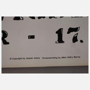 Jasper Johns,"painting with two balls"