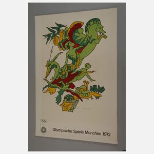 Charles Lapique, Plakat Olympische Spiele München