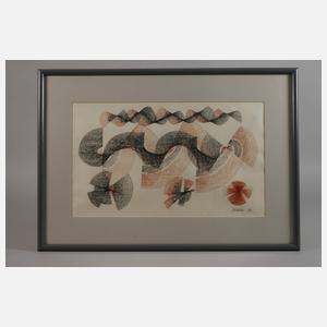 Istvan Segesdi, Komposition in Rot und Schwarz