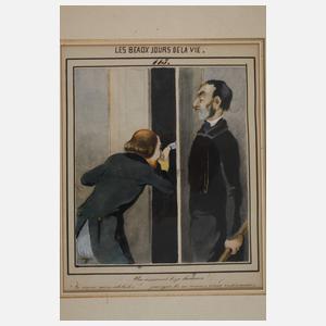 Alexander, Folge französischen Illustrationen