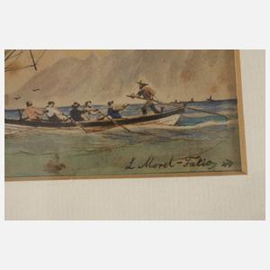 Antoine Morel-Fatio, Paar Schiffsdarstellungen