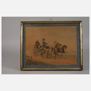 Vornehmer Herr auf Troika