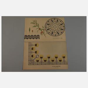 Hanna Goldberg, Konvolut Jugendstilentwürfe