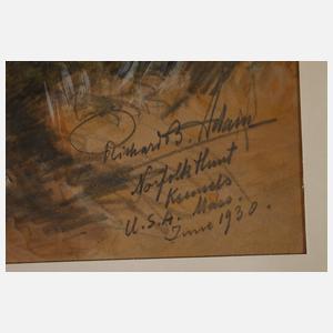 Richard Benno Adam, Rennender Hund