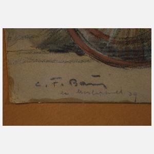 Carl Franz Bauer, Paar beim Trabrennen